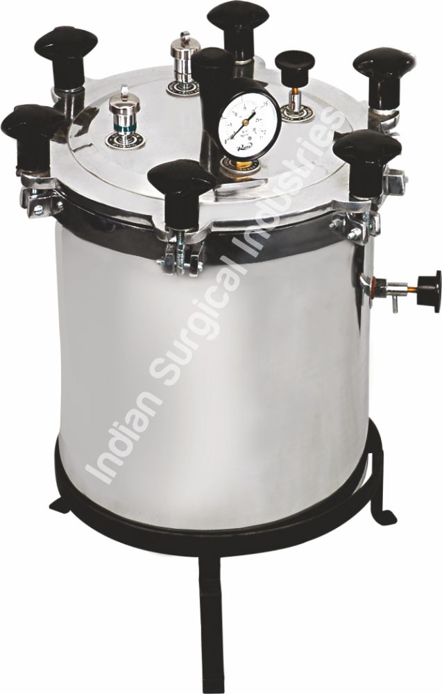 Autoclave Portable Aluminium Six Wing Nut Type