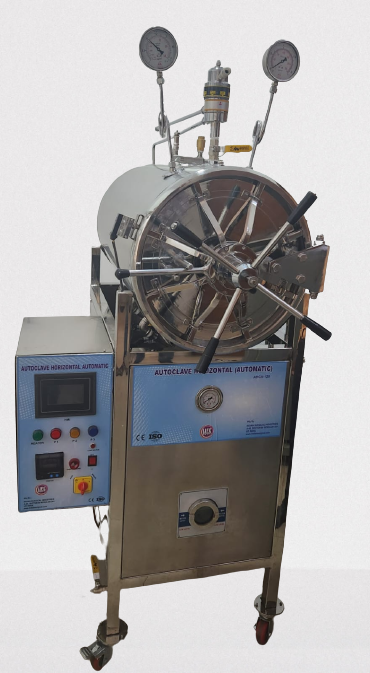 Autoclave Fully Automatic with Pre & Post vacuum, LCD touch screen , PLC, HMI, Automatic Exhaust & Printer. thumbnail 4