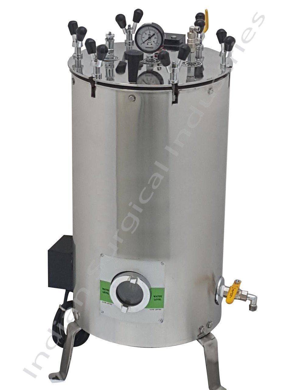 Autoclave Vertical Stainless Steel Nut Locking