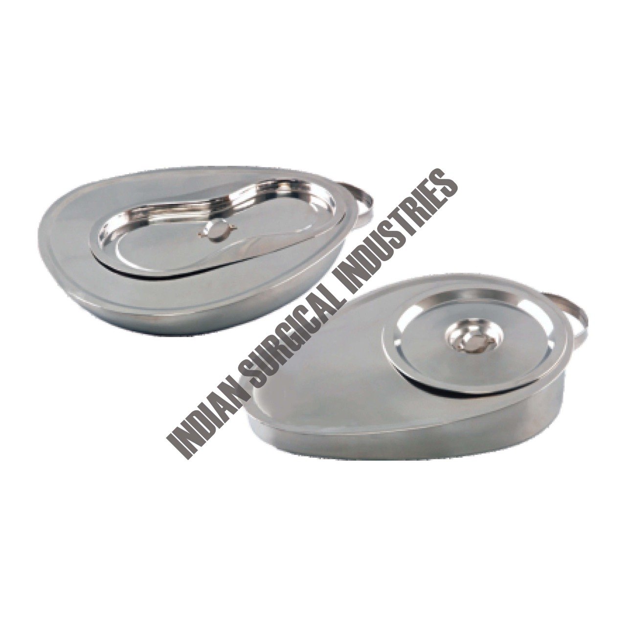 Bed Pans Stainless Steel Female With without Lid Cover