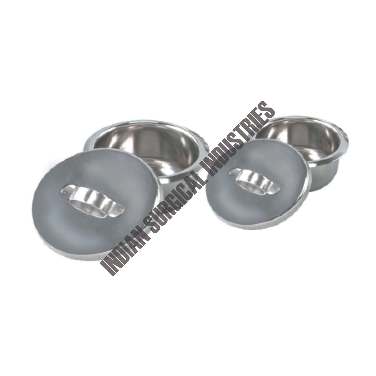 Stainless Steel Gallipots With Cover