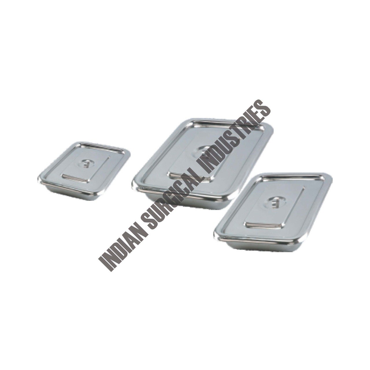 Instrument Trays with Cover (SS)