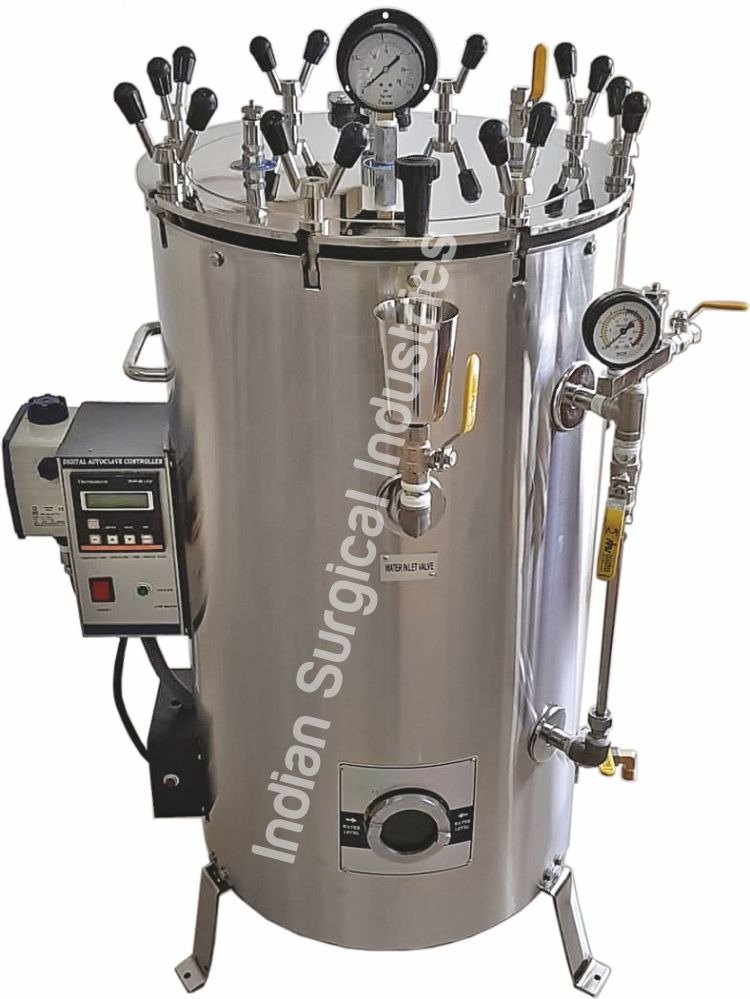 Triple Wall Vertical Hi-Pressure Nut Locking with Steam Storage and Vacuum Drying