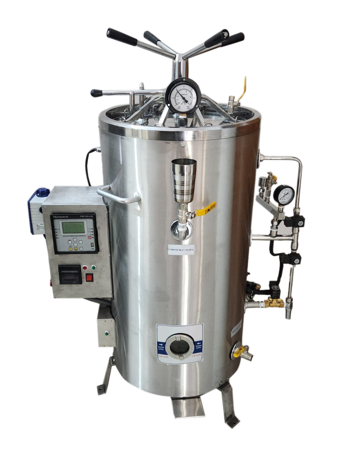 Autoclave Vertical Triple Wall Radial locking with Steam storag & Vacuum drying Feature(Semi Automatic) thumbnail 7