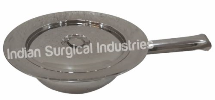 Bed Pan Round with cover (s/s) thumbnail 3